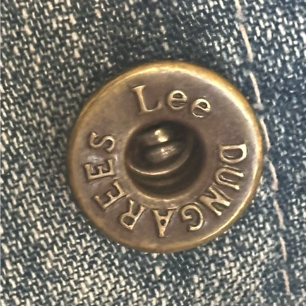 Vintage Lee Dungarees Chore Coat Denim Workwear Barn Jacket L - Picture 4 of 7